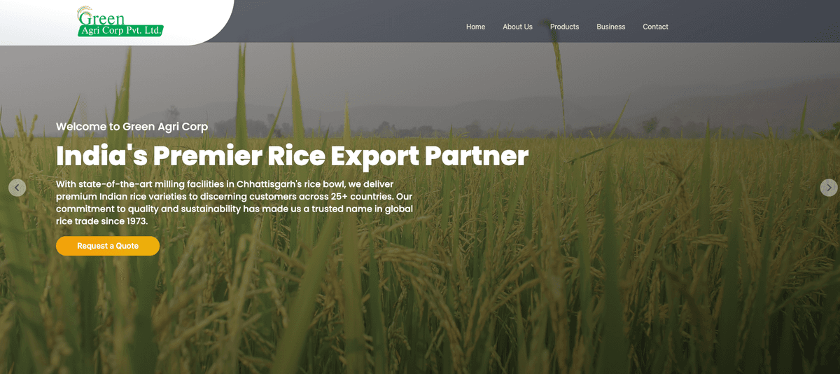 Green Corp Agriculture - Screenshot 1