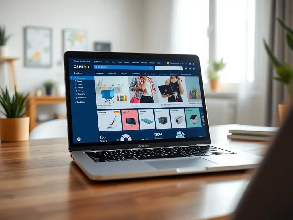 Portfolio website — hero, project case studies grid, skills, and contact section