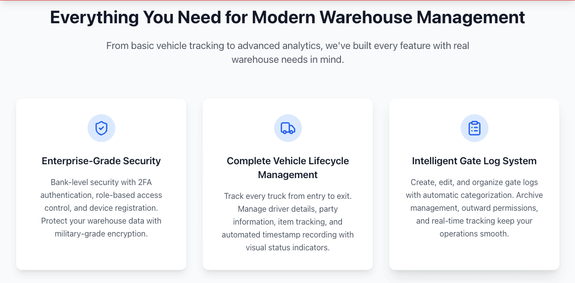 Warehouse Gate Logger - Screenshot 2